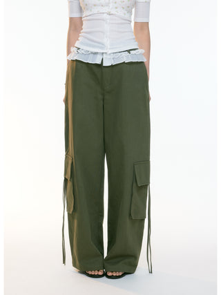 wide-leg overall pants