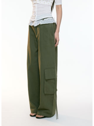 wide-leg overall pants