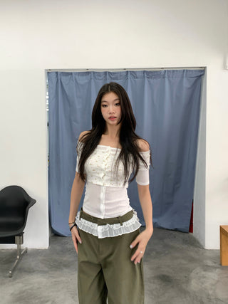 wide-leg overall pants