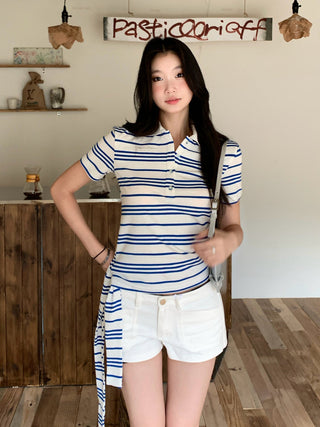 white denim shorts 01