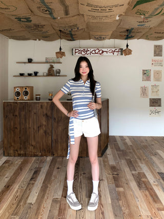white denim shorts 01