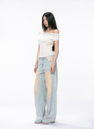 strapless knit top