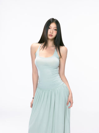 backless sling dress