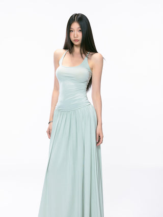 backless sling dress
