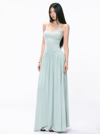 backless sling dress