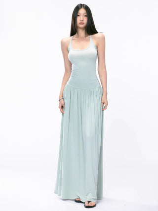 backless sling dress
