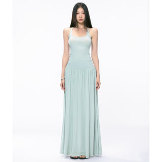 backless sling dress