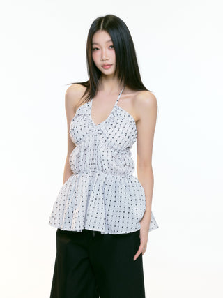 polka dot vest
