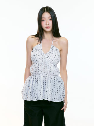 polka dot vest