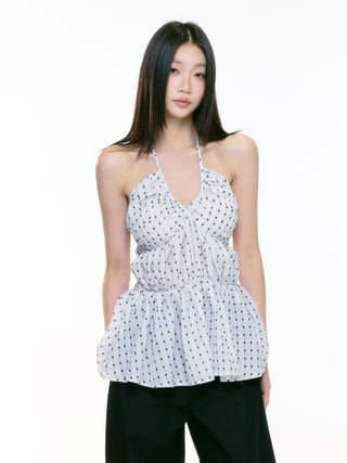 polka dot vest