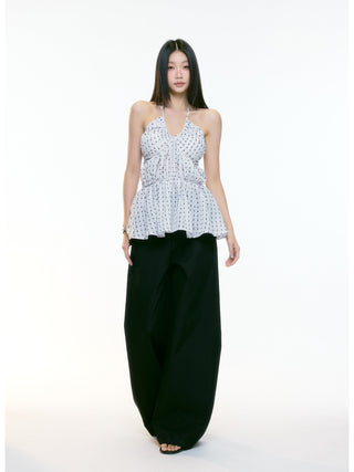 polka dot vest
