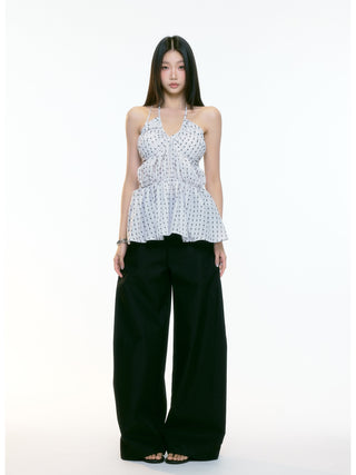 polka dot vest