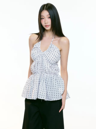 polka dot vest