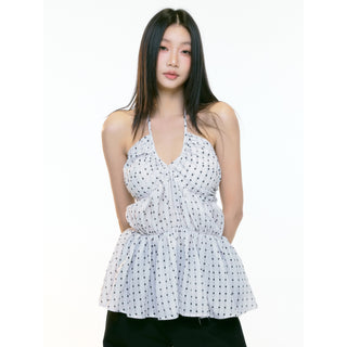 polka dot vest
