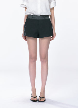 stitched shorts set