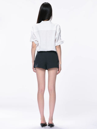 stitched shorts set