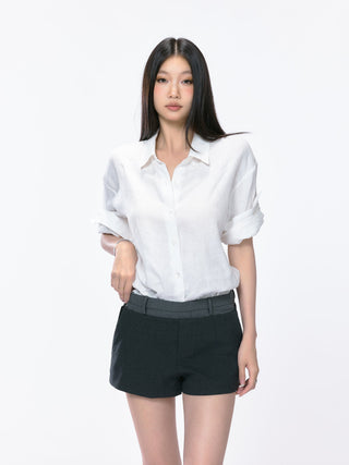 loose polo shirt