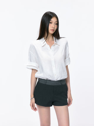loose polo shirt