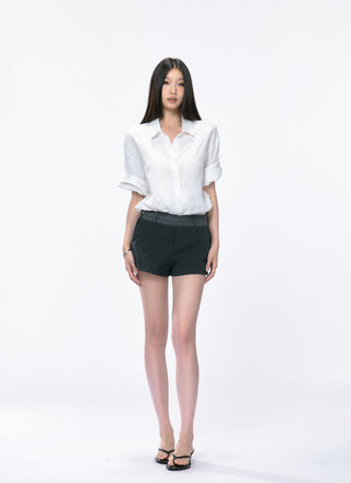 loose polo shirt