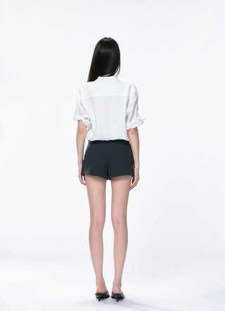 loose polo shirt