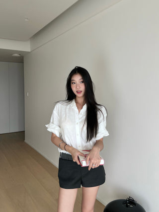 loose polo shirt