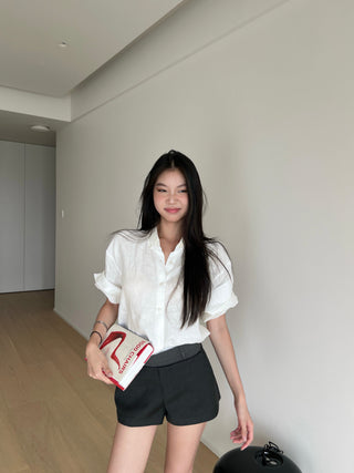 loose polo shirt