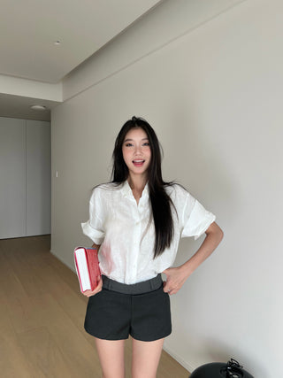 loose polo shirt
