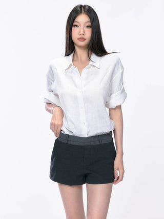 loose polo shirt
