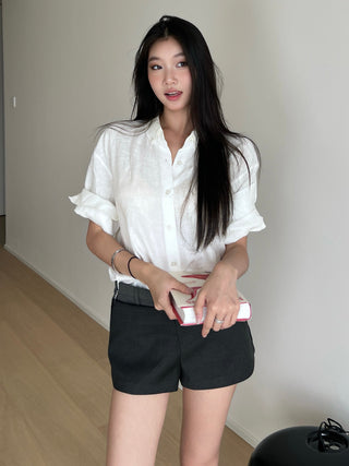 loose polo shirt