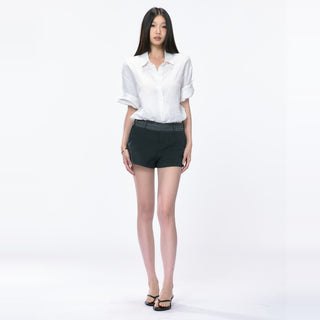 loose polo shirt
