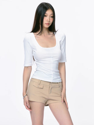 white slim Top 02