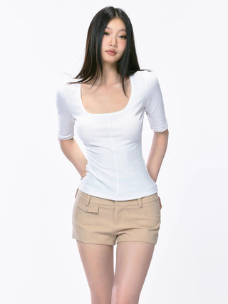 white slim Top 02