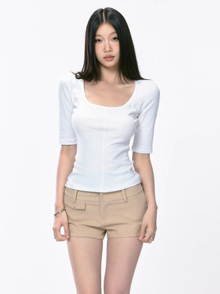 white slim Top 02