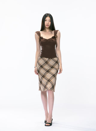 backless camisole vest