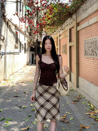 backless camisole vest