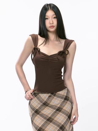 backless camisole vest