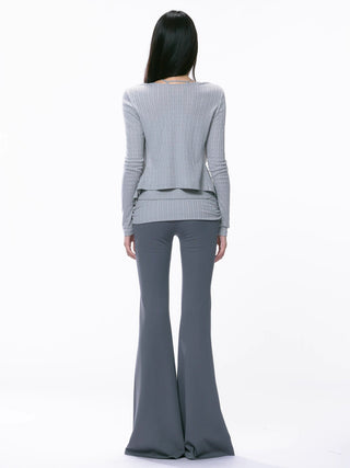 bootcut trousers