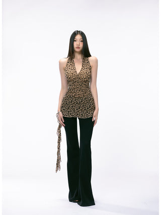 leopard camisole vest