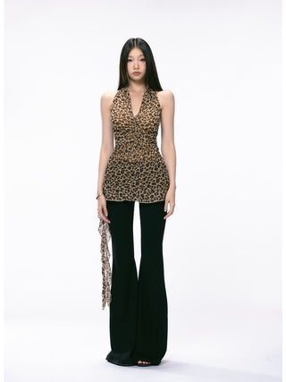 leopard camisole vest