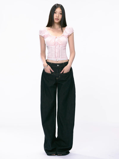 loose wide jeans