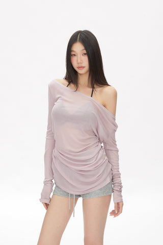 off-shoulder blouse