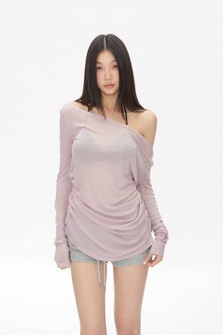 off-shoulder blouse