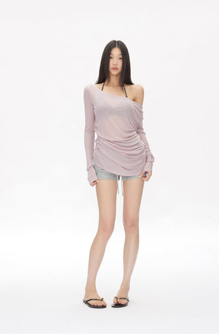 off-shoulder blouse