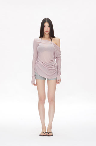 off-shoulder blouse
