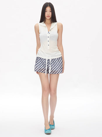 plaid short pants 01