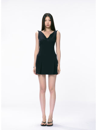 sleeveless short dress