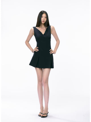 sleeveless short dress