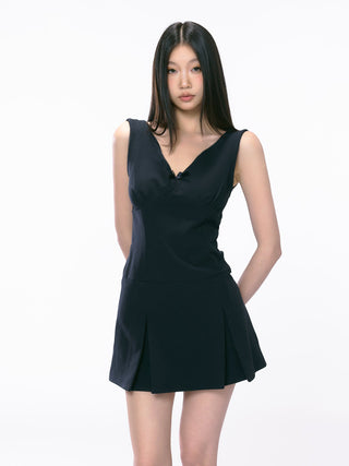 sleeveless short dress