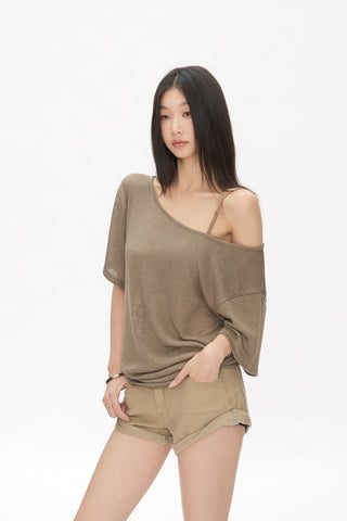 see-through off-shoulder