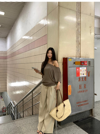 see-through off-shoulder